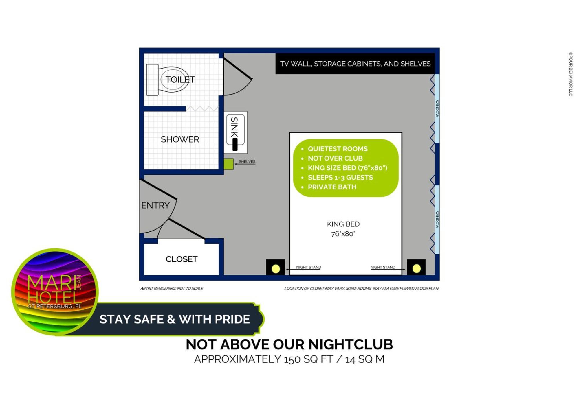 Mari Jean Hotel - All Adults Welcome St. Petersburg Exterior foto